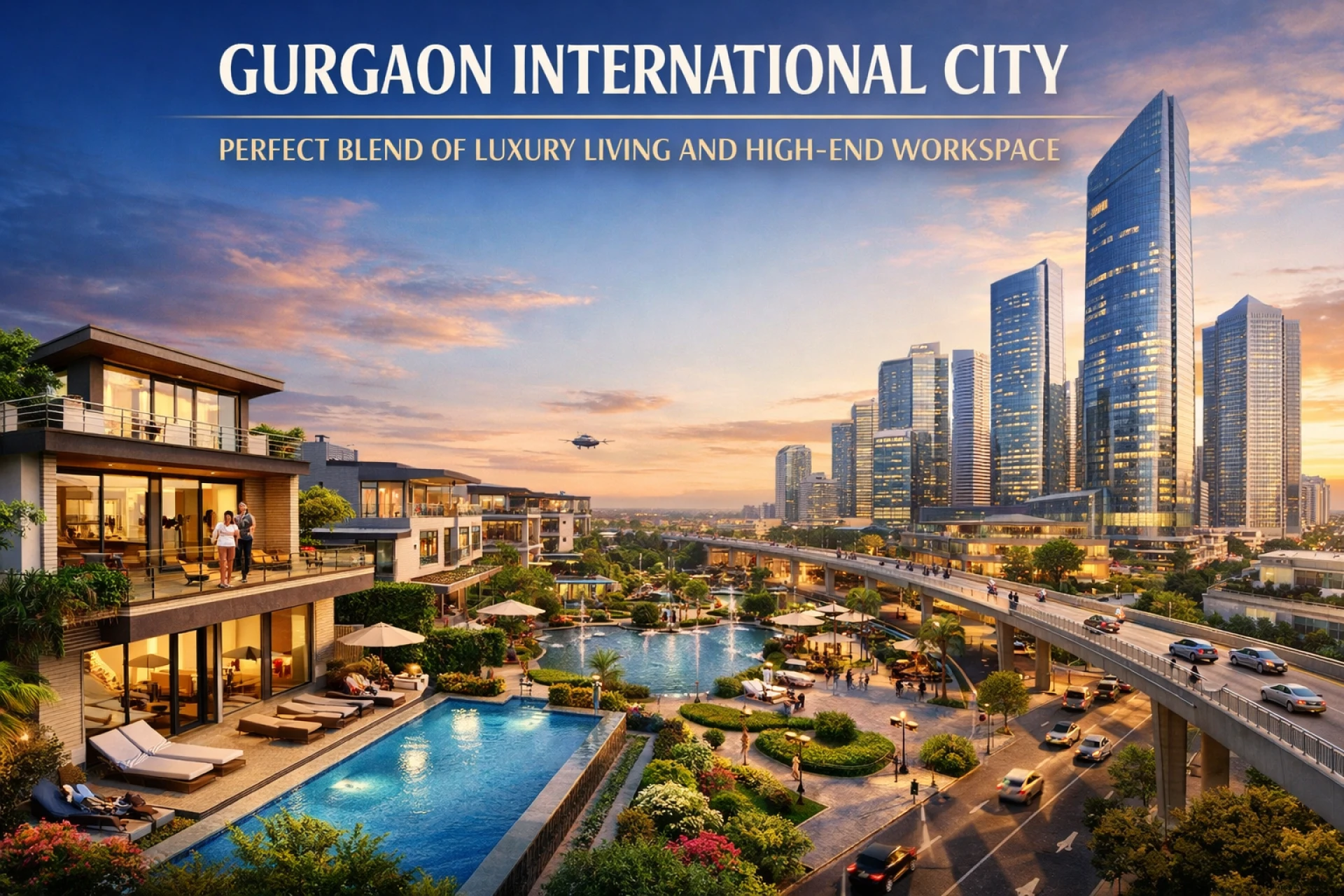 GURGAON INTERNATIONAL CITY - PERFECT BLEND OF LUXURY LIVING AND HIGH-END WORKSPACE