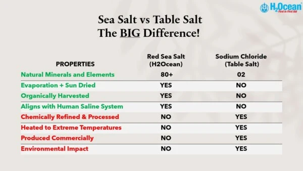 Why H2Ocean® Sea Salt Healthcare Products Are Essential for Your Health ?