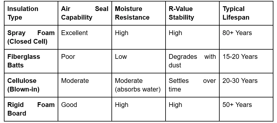 Lasting Spray Foam Benefits That Add Value
