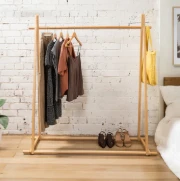 A rack with clothes on itAI-generated content may be incorrect.