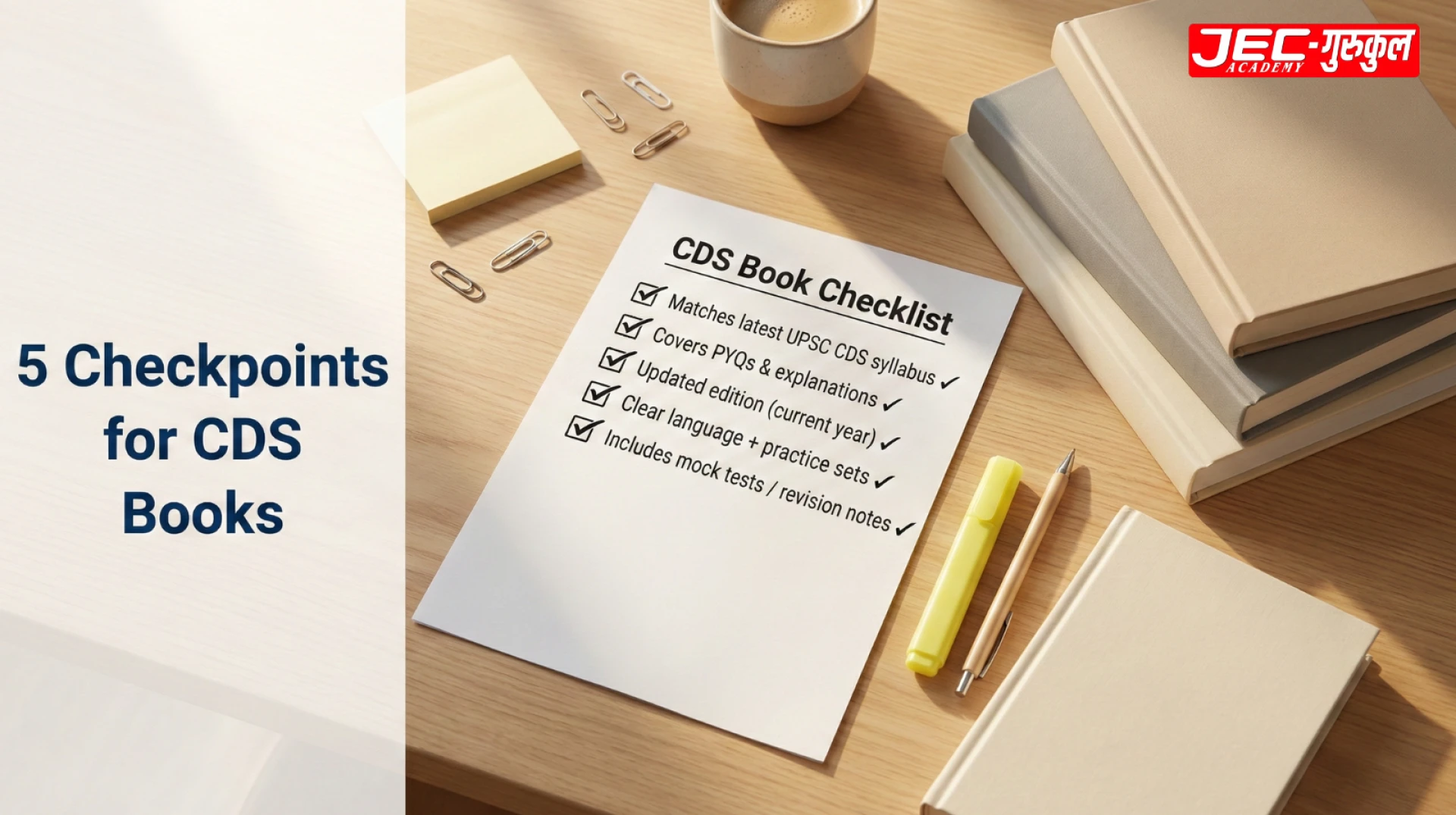 Best Books for Preparation of CDS Exam 2026—Complete Selection Guide