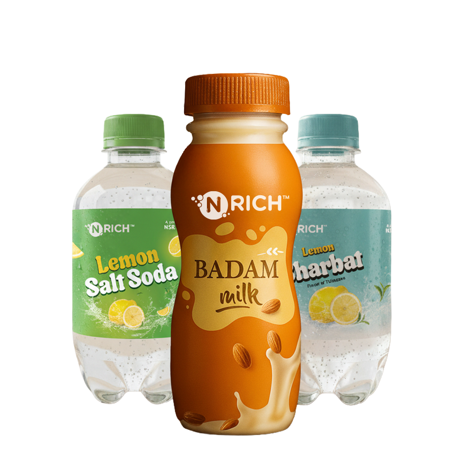 NRich Products | Best Beverages in India | Premium & Refreshing Drinks by NSR Groups