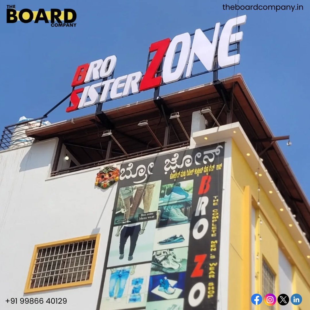 3D Sign Board Manufacturers in Bangalore: Transform Your Brand Identity with The Board Company|Theboardcompany.in
