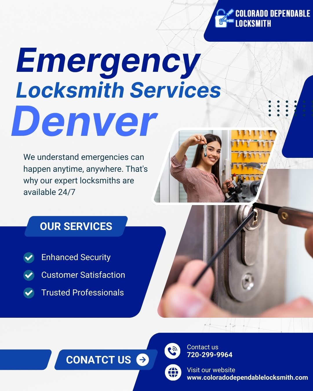How Emergency Locksmith Services Safeguard Denver’s Homes, Vehicles, and Businesses