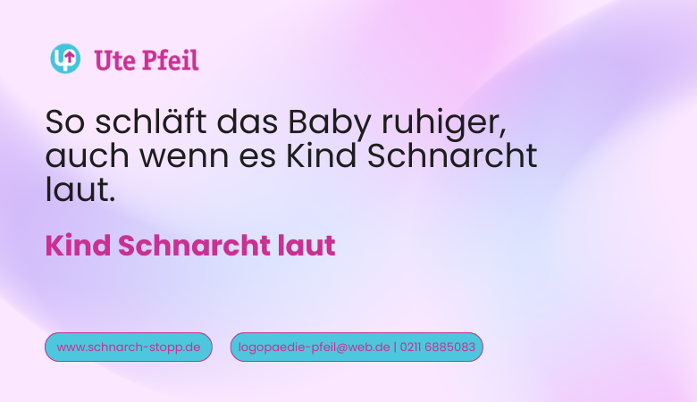 Kind Schnarcht laut