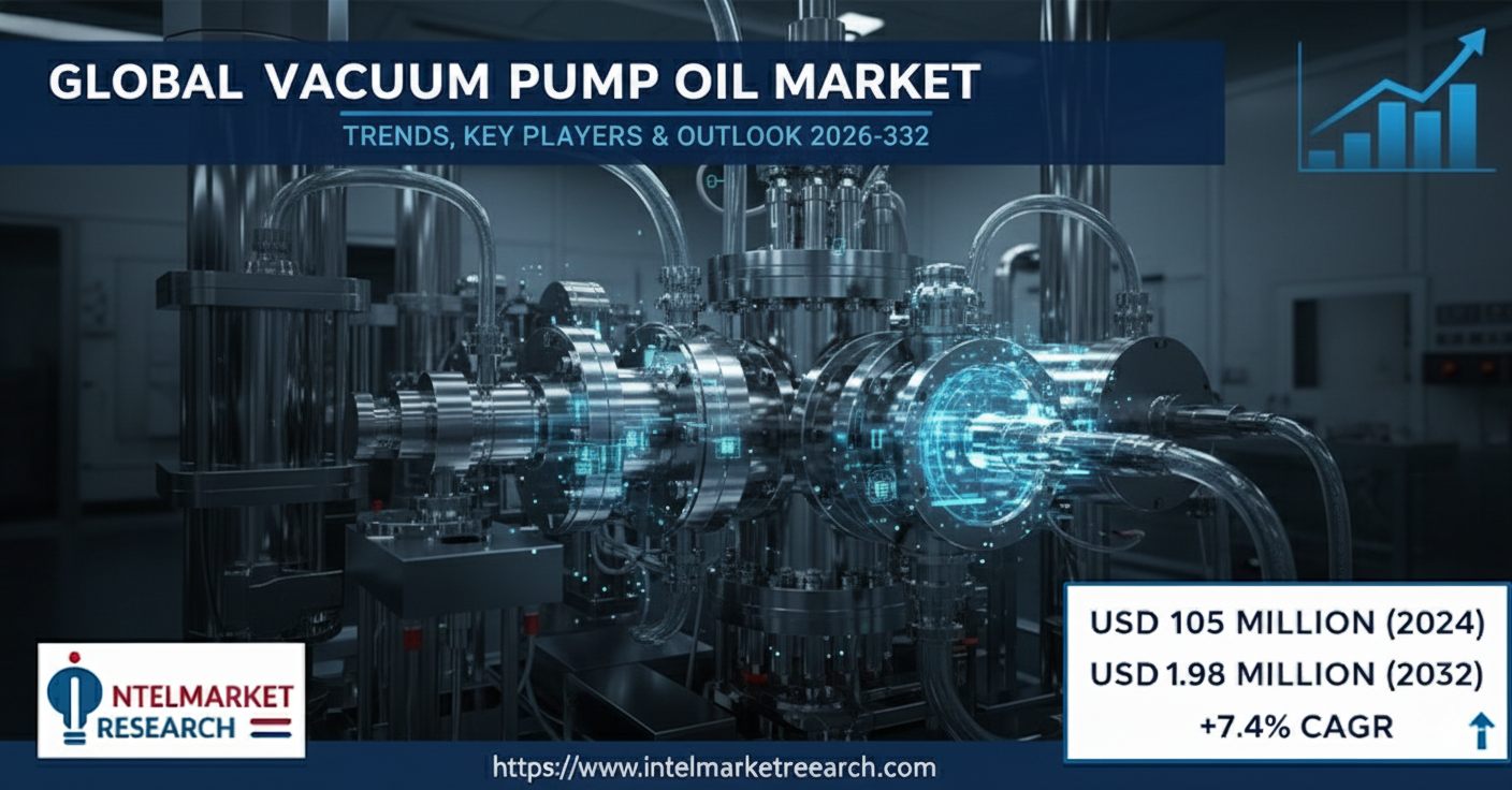 Global Vacuum Pump Oil Market: Trends, Key Players & Outlook 2026–2032