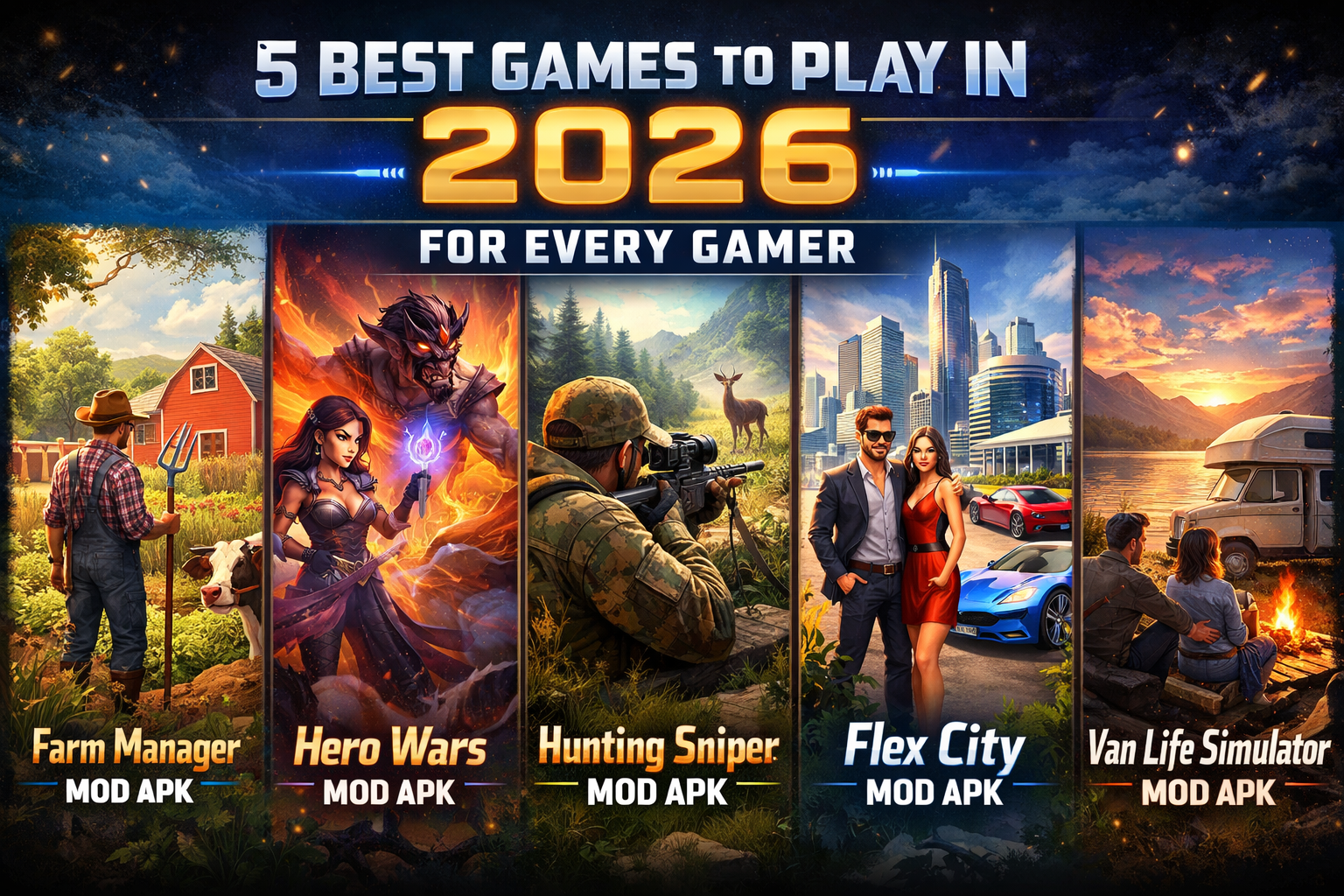 5 Best Games to Play in 2026 for Every Gamer