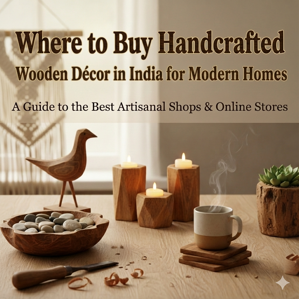 Buy Handcrafted Wooden Décor in India