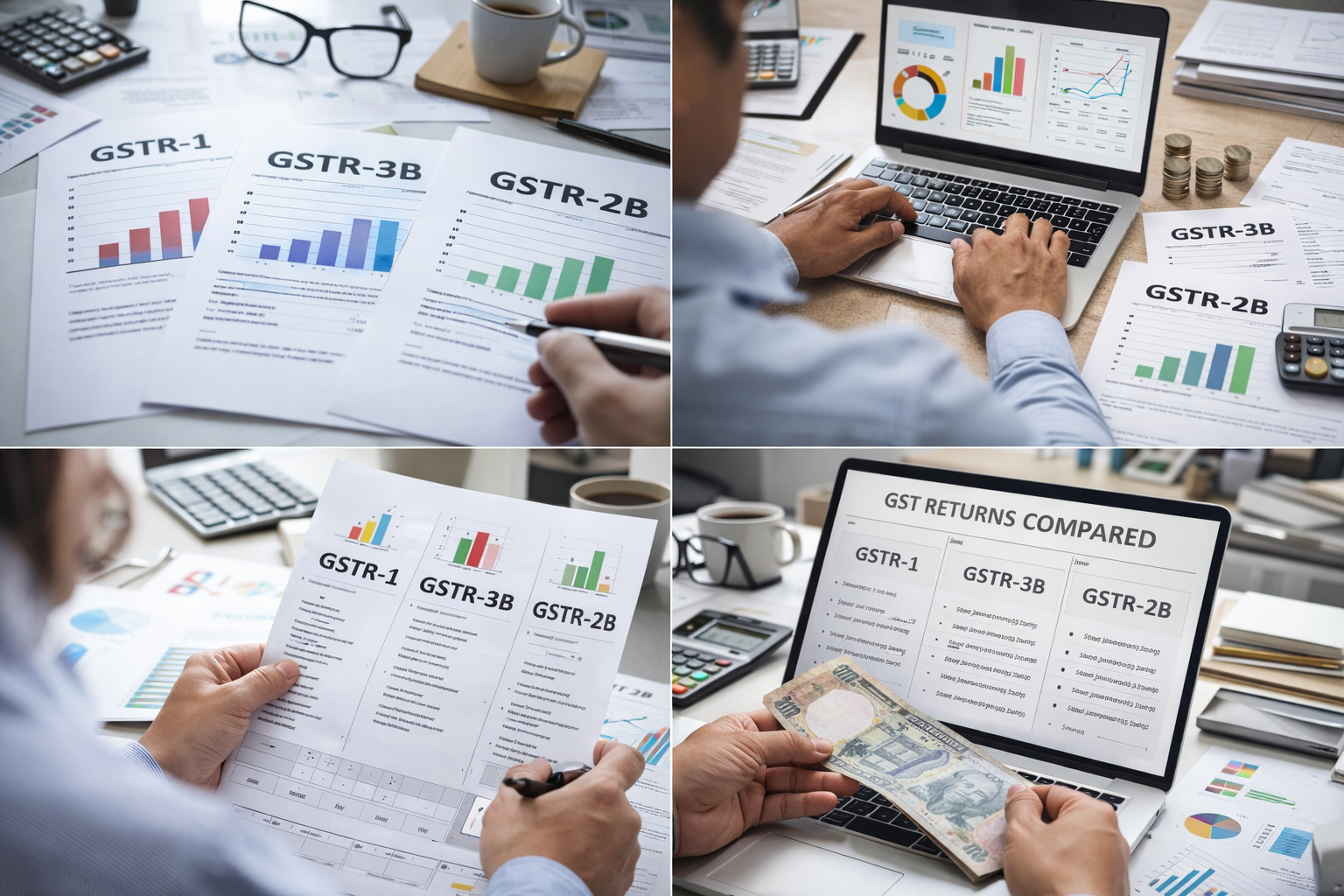 Understanding GST Returns: Difference Between GSTR-1, GSTR-3B, and GSTR-2B