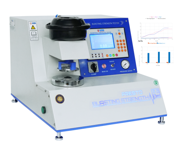 Presto Instruments Bursting Strength tester computerised 