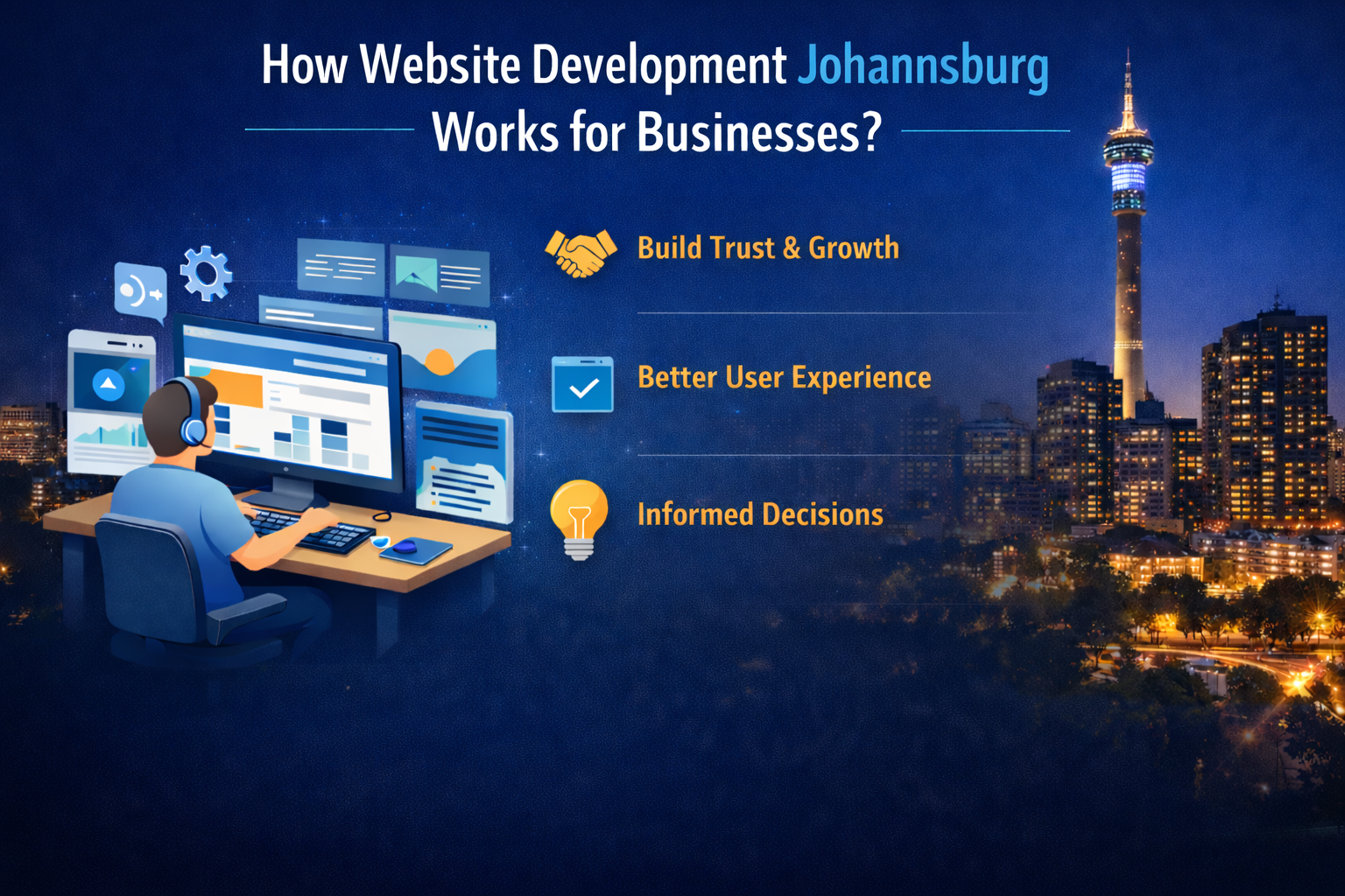 How Website Development Johannesburg Works for Businesses?
