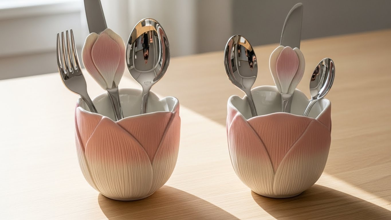6 Classy Reasons to Buy a Cup Petal Cutlery Set Right Now