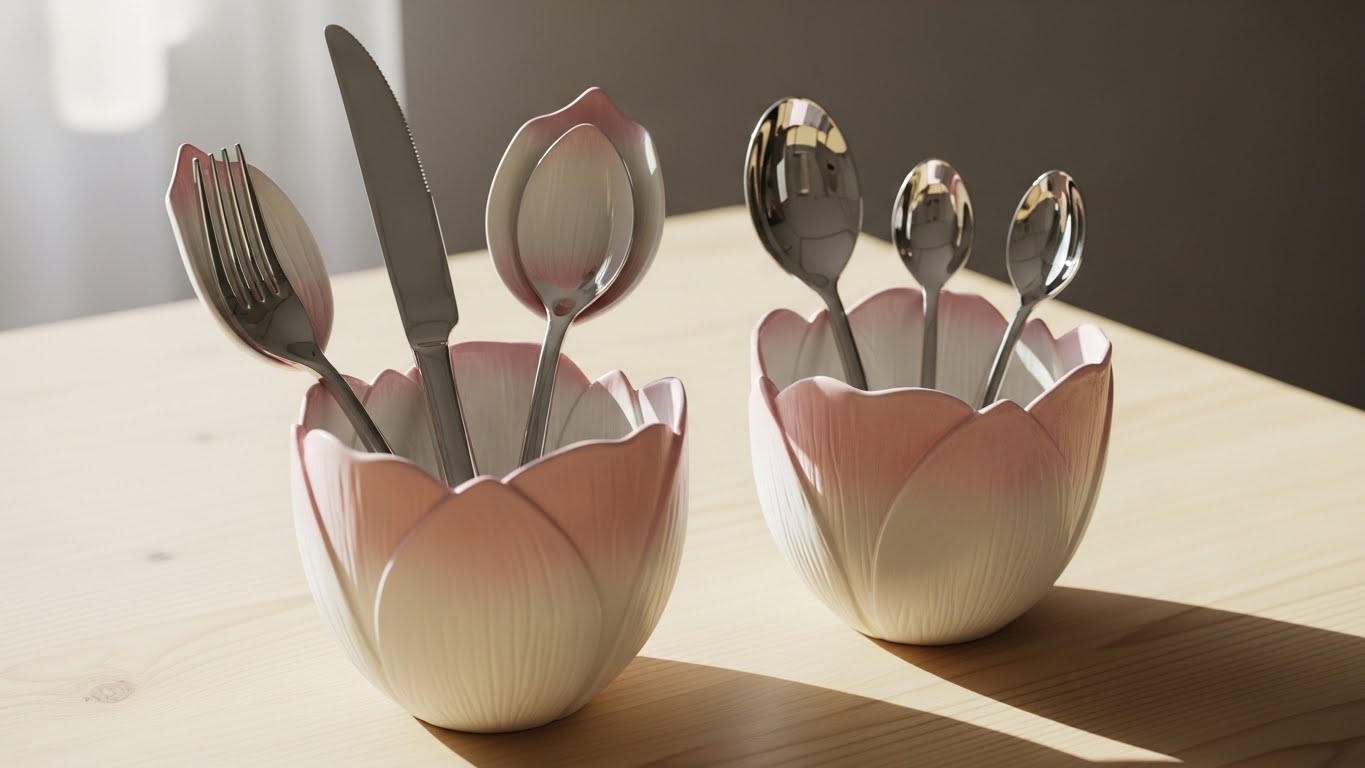 6 Classy Reasons to Buy a Cup Petal Cutlery Set Right Now