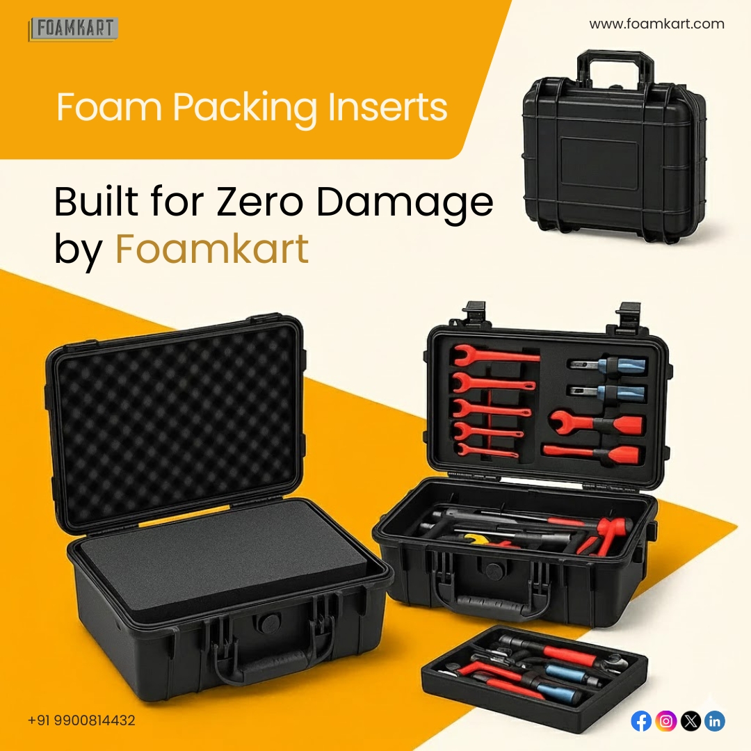 Foam Packaging Inserts: Precision Protection for High-Value Equipment - foamkart