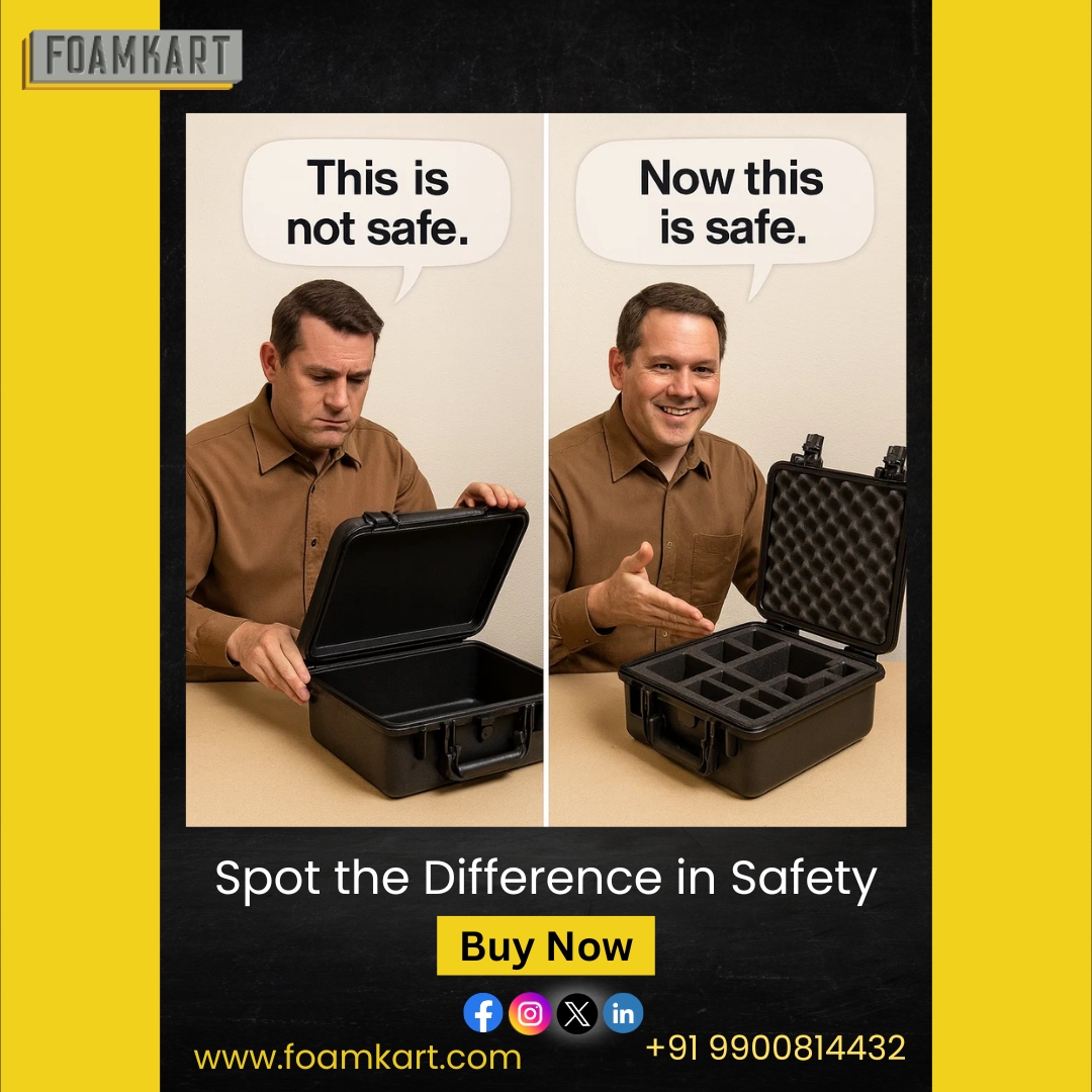 Foam Packaging Inserts: Precision Protection for High-Value Equipment - foamkart