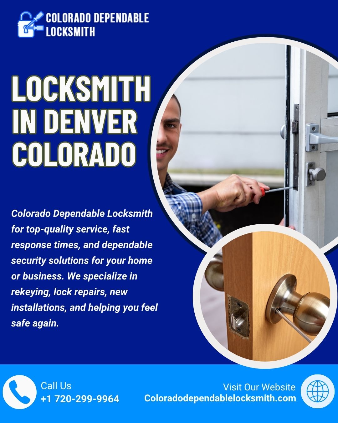 Expert Locksmith Solutions for Denver Homes, Vehicles, and Businesses Day or Night