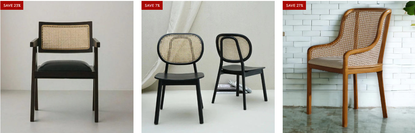 Buy Premium Wooden Chairs Online | Nismaaya Decor