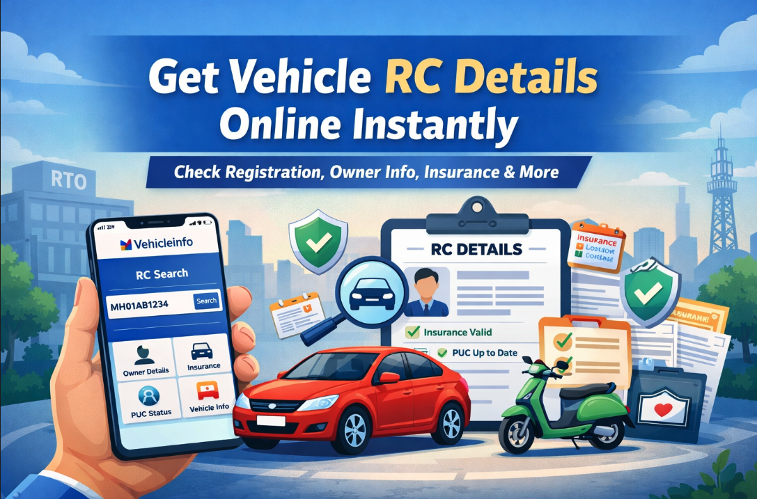 Get Vehicle RC Details Online Instantly