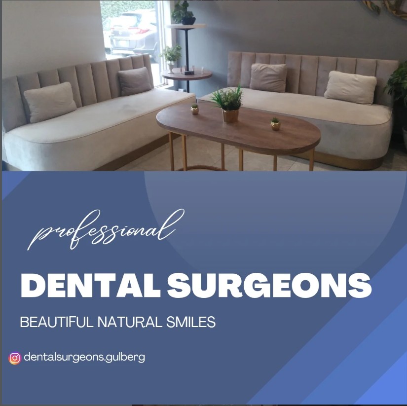 Close-up of a professional teeth scaling procedure at a Lahore dental clinic, using ultrasonic tools to remove tartar and plaque for better gum health.