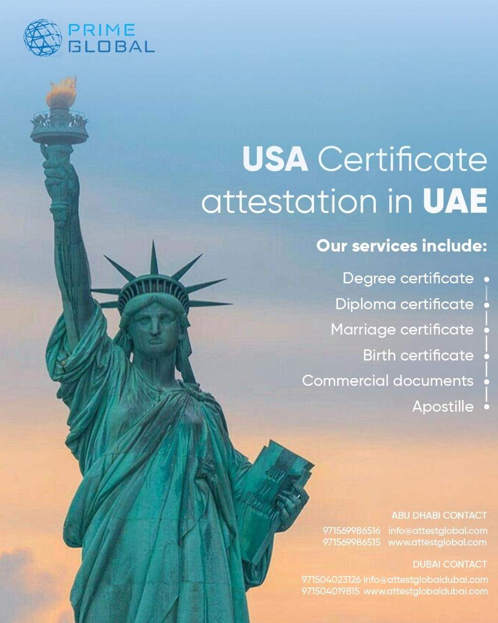 US Attestation Services in UAE – End-to-End Assistance