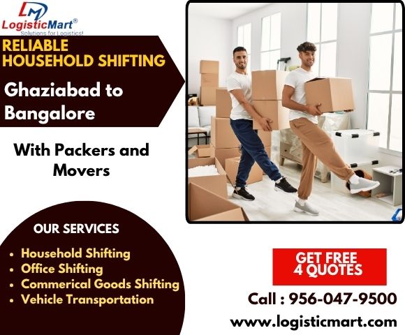 Packers and Movers Ghaziabad to Bangalore