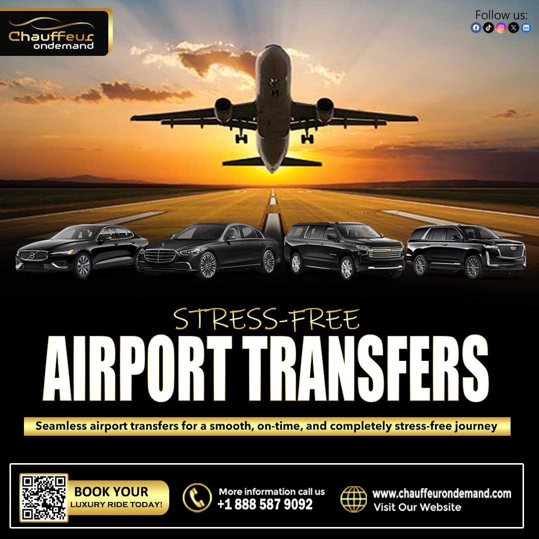 Private & Professional Teterboro Airport Car Service — Chauffeur On Demand