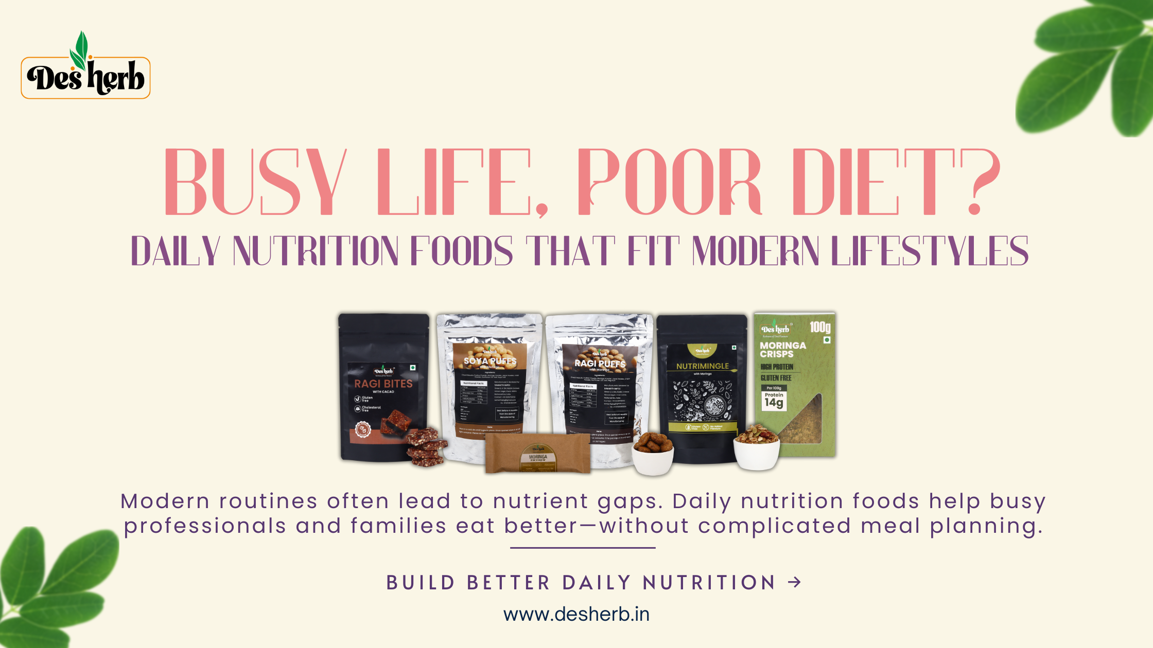 Busy Life, Poor Diet? Daily Nutrition Foods That Fit Modern Lifestyles