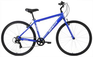 City-style hybrid bicycle.