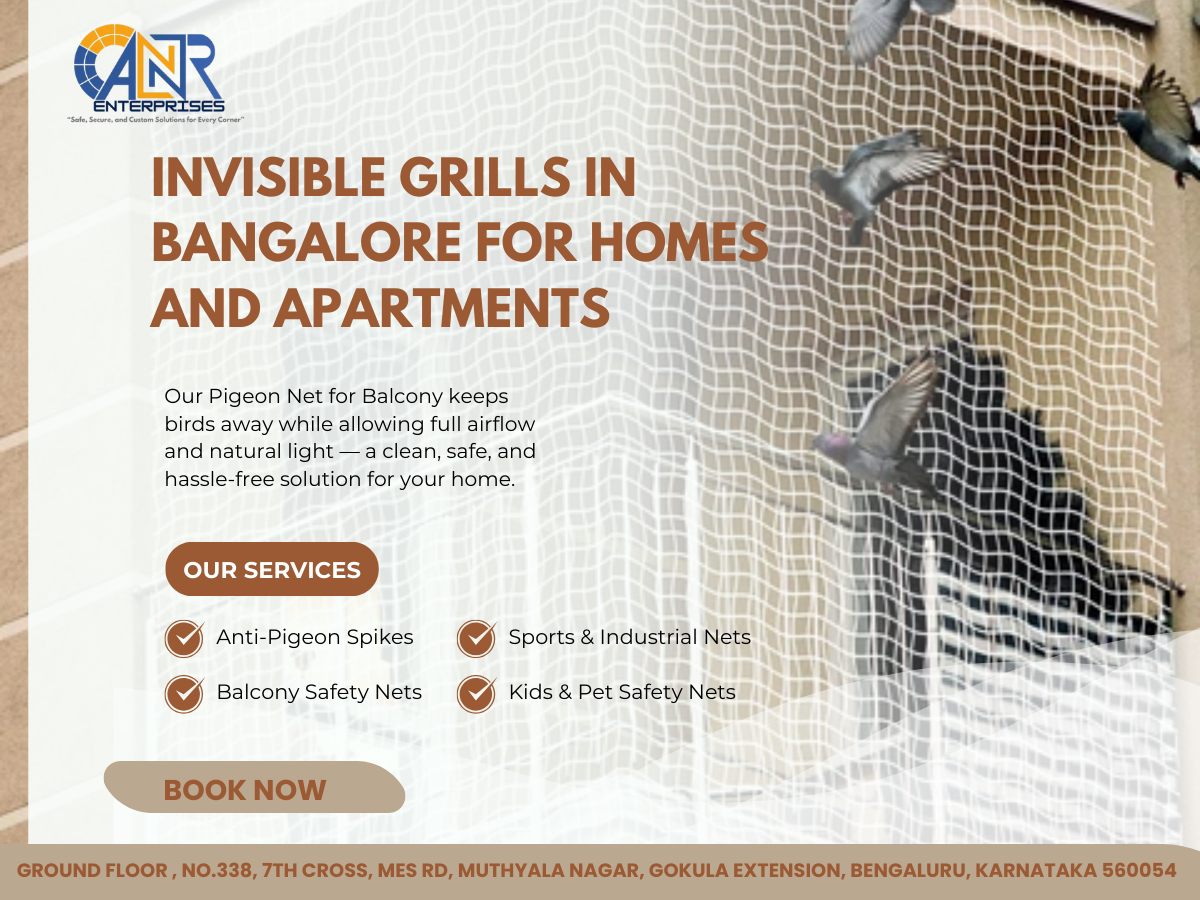 Invisible Grills in Bangalore for Homes and Apartments