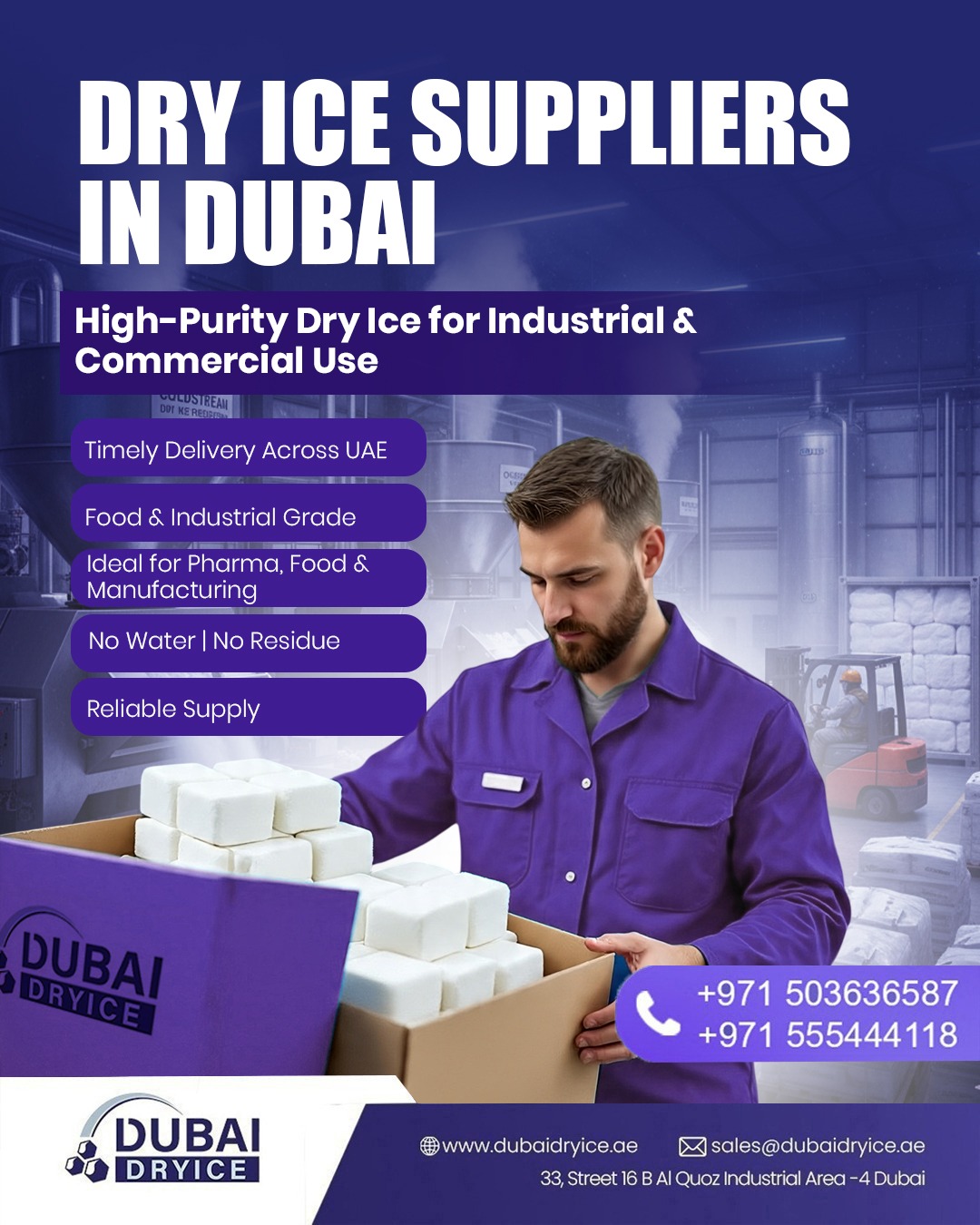 Complete Guide to Choosing the Right Dry Ice Supplier in Dubai