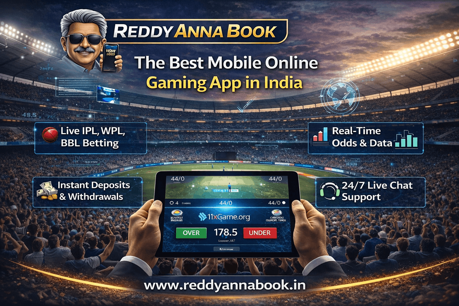 Bet Anytime, Anywhere: Powerful Online Features of the Reddy Anna App