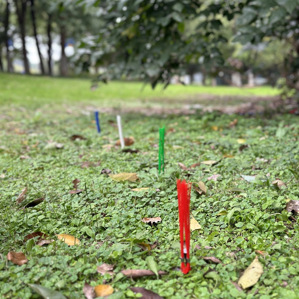 Safety Marking Products in Garden Area Marking