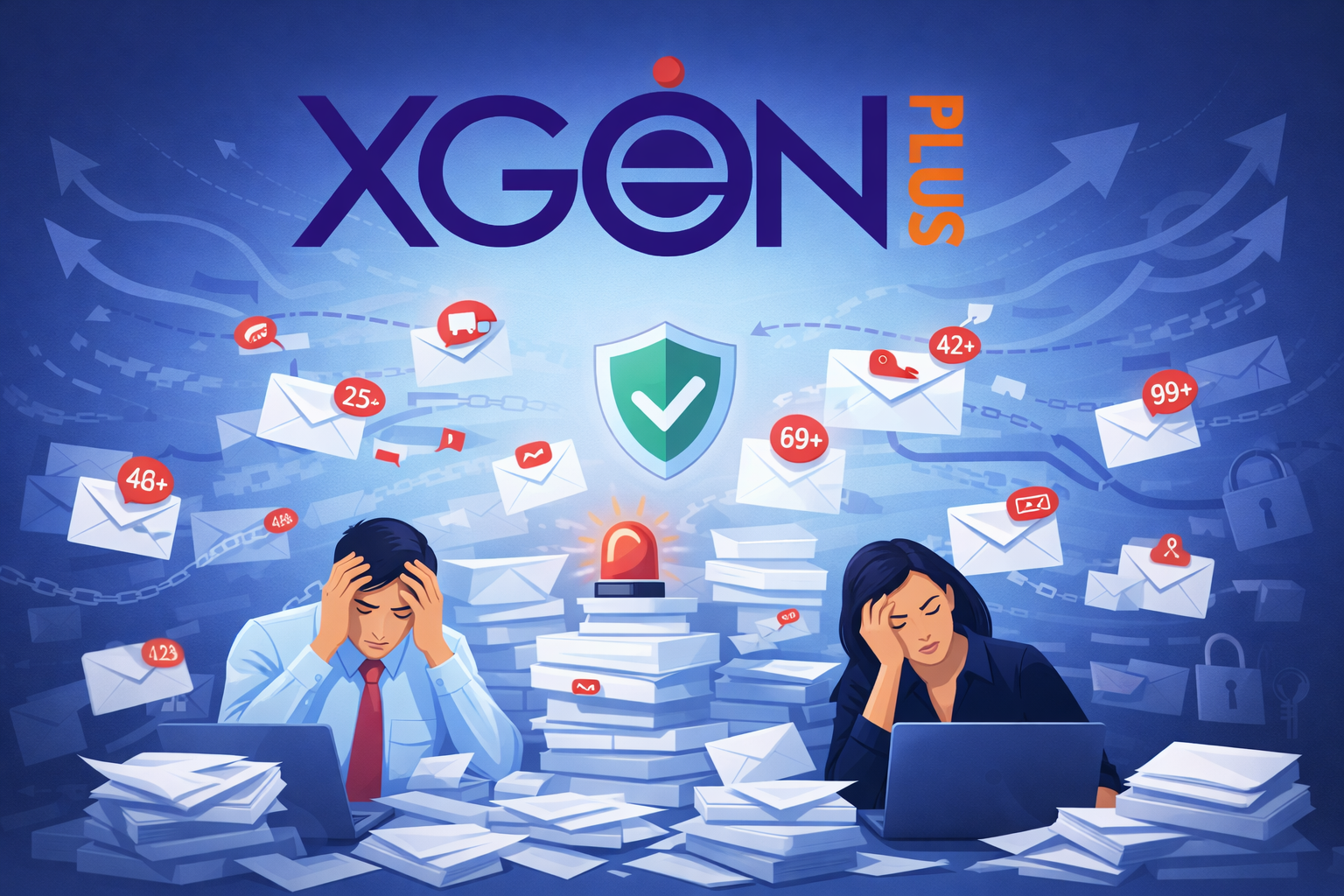 Too Many Emails? How XgenPlus Helps Reduce Workplace Email Stress