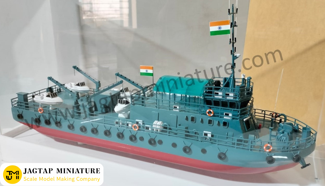 Marine ship scale model by Jagtap Miniature miniature model making company