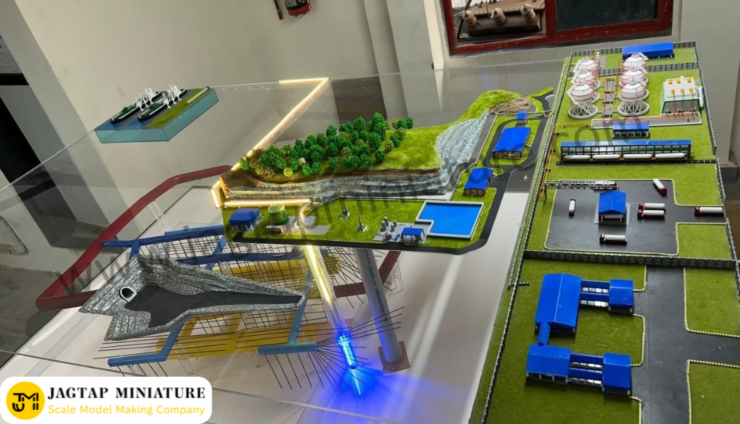 Industrial scale model built by Jagtap Miniature miniature model making company