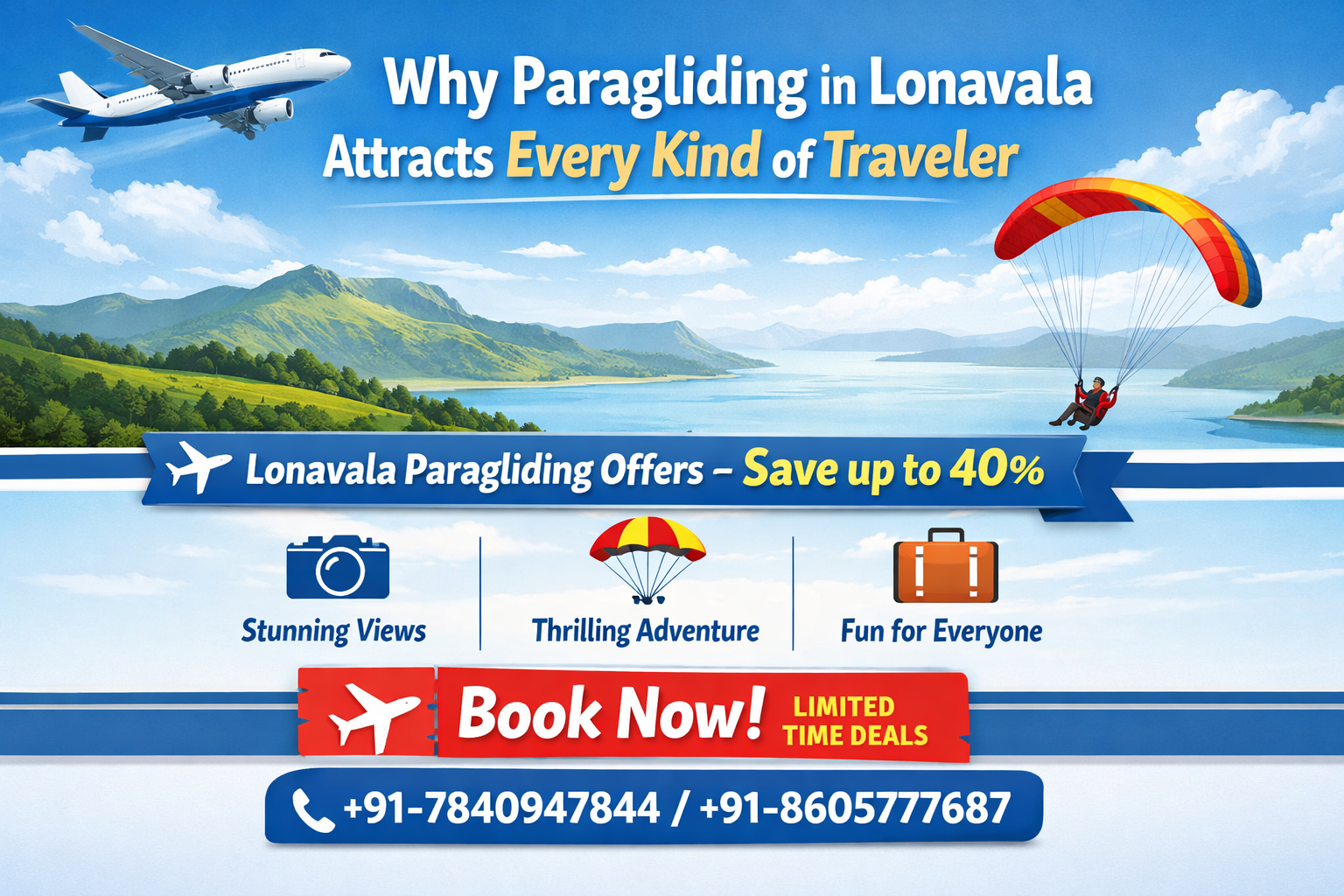Paragliding in Lonavala under budget