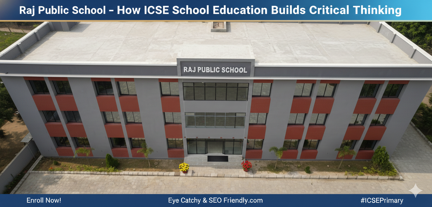 Raj Public School How ICSE School Education Builds Critical Thinking