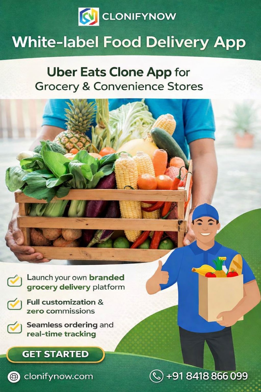 white-label food delivery app