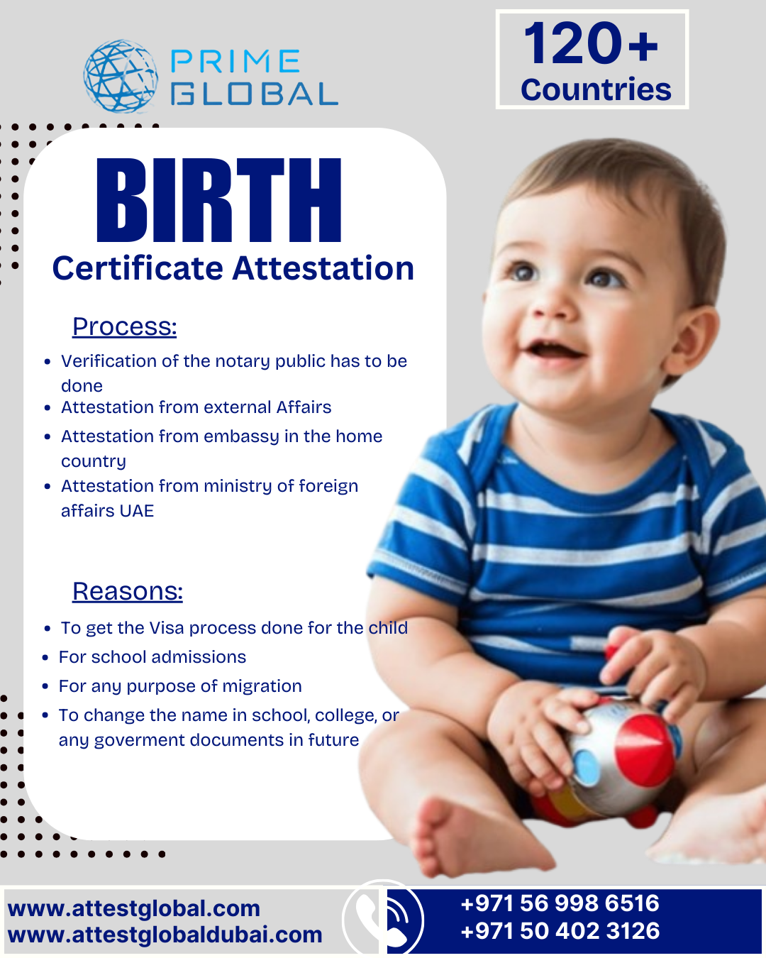 Birth Certificate Attestation Support for UAE Immigration Needs