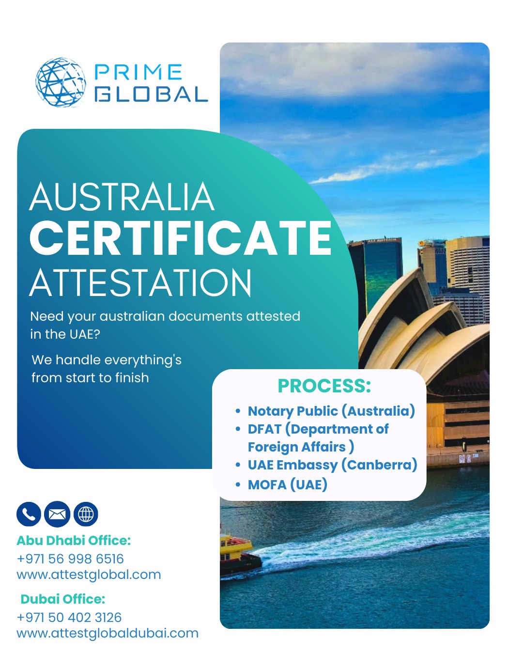 Affordable Australian Documents Attestation Services in the UAE
