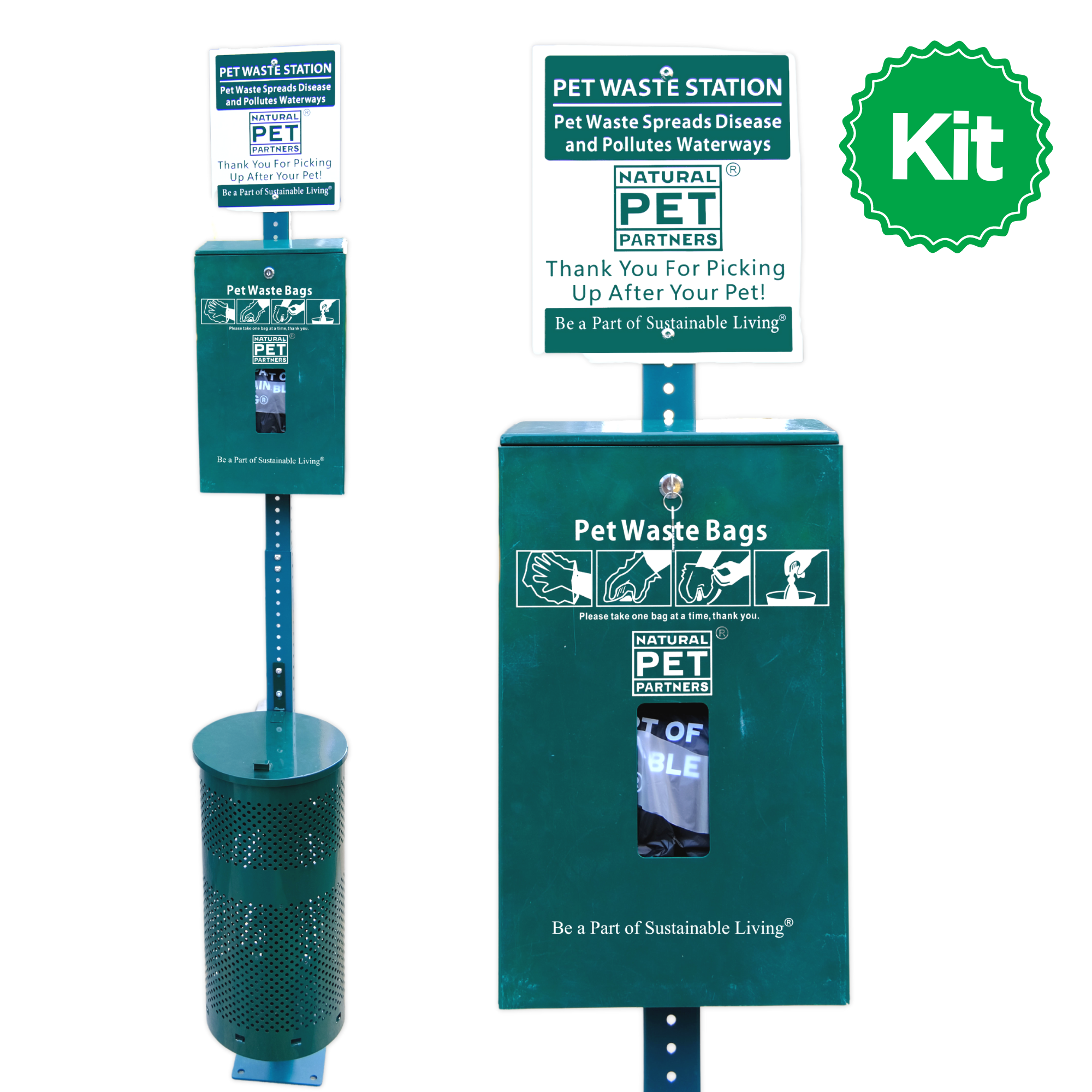 pet waste removal and station service