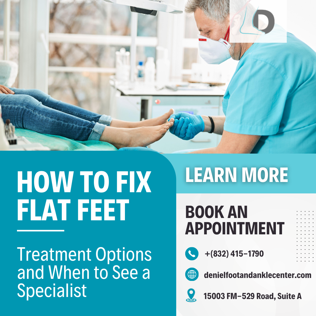 Flat feet treatment options