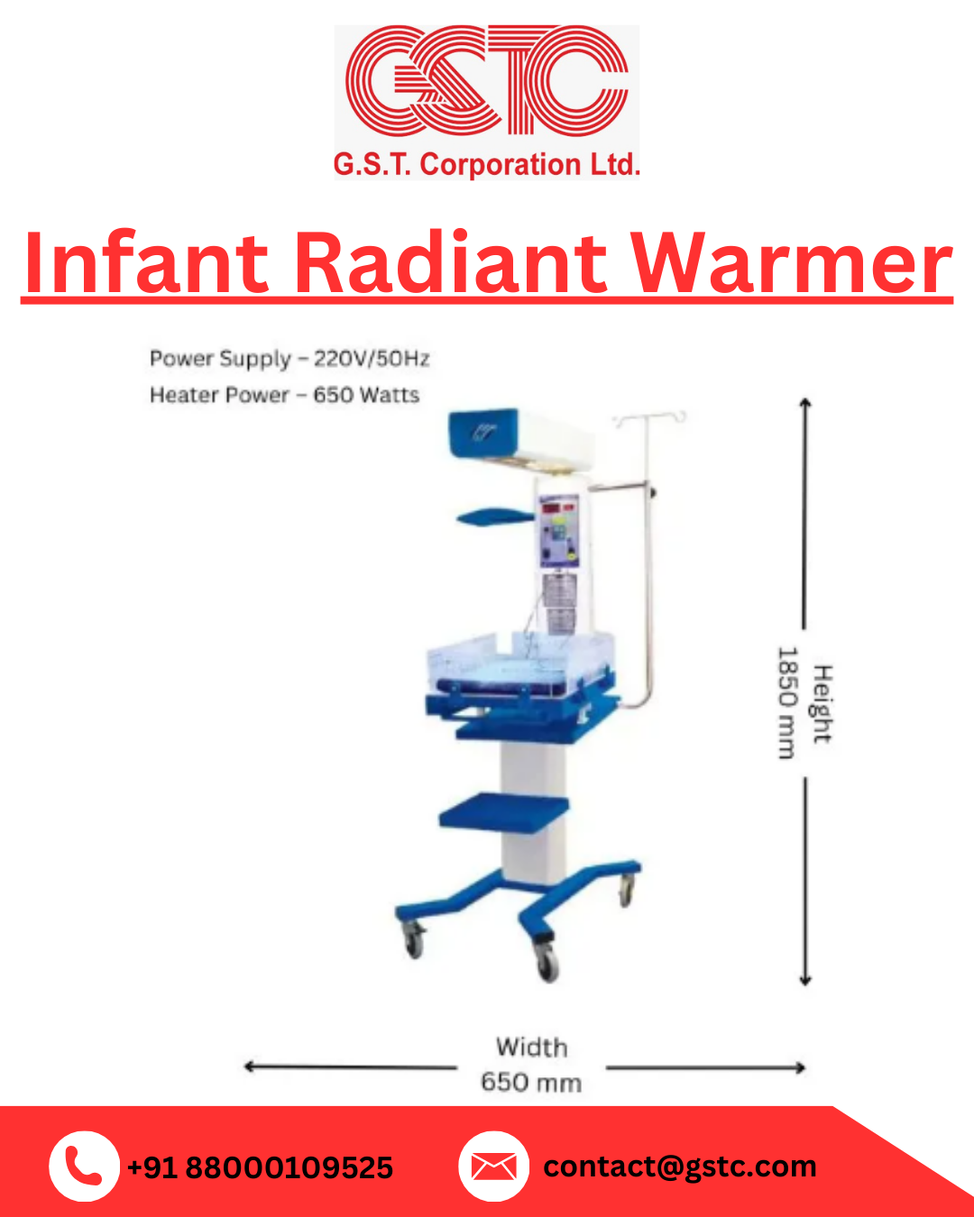 Infant Radiant Warmer: Safe Thermal Care for Newborns