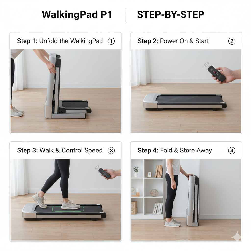 WalkingPad P1 Foldable Treadmill: Top 5 Picks for New York and Florida Residents