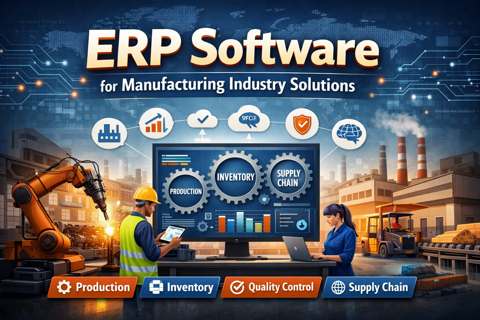 ERP Software for Manufacturing Industry Solutions