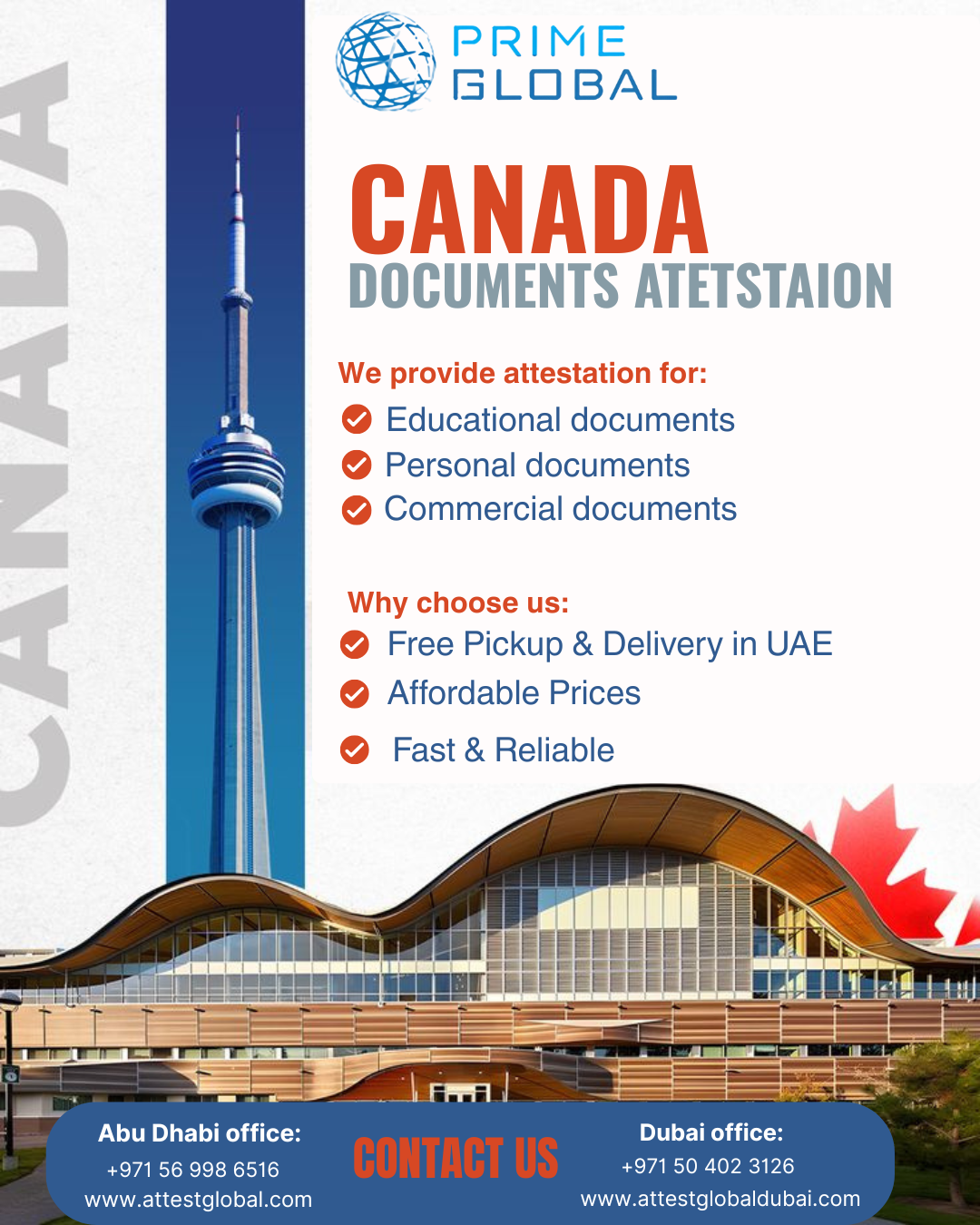 Premium Canada Certificate Attestation Support in UAE