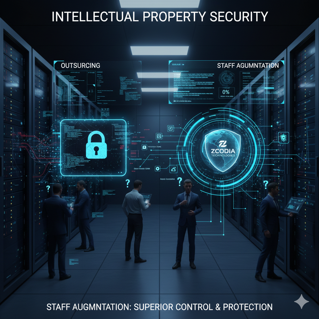Why Staff Augmentation Provides Better IP Security Than Outsourcing