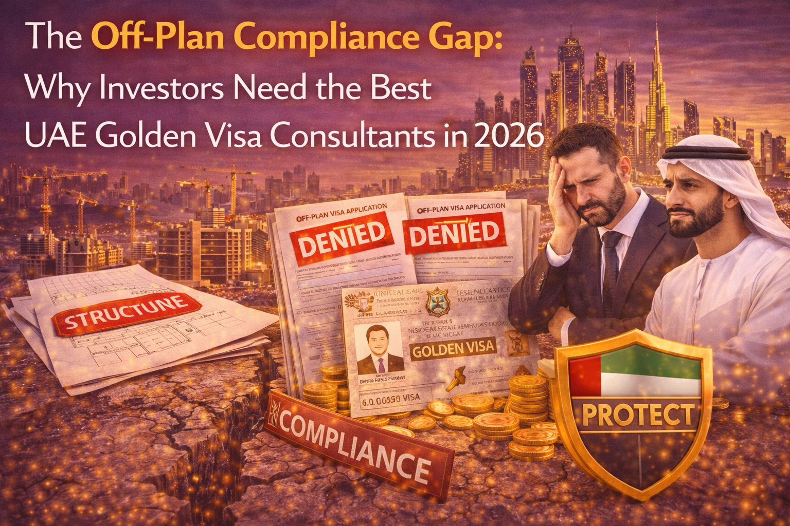 The Off-Plan Compliance Gap: Why Investors Need the Best UAE Golden Visa Consultants in 2026