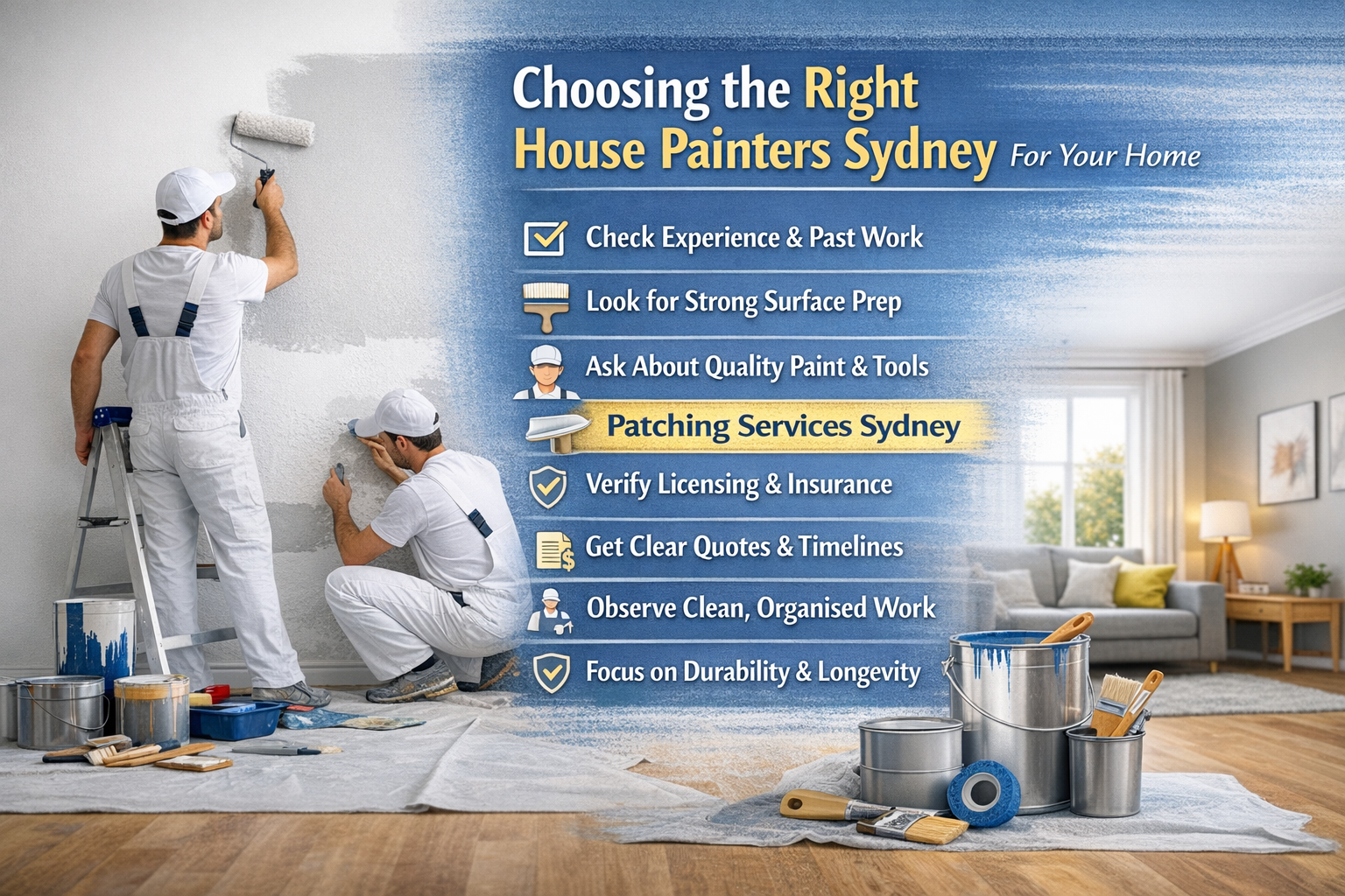 Choosing the Right House Painters in Sydney for Your Home