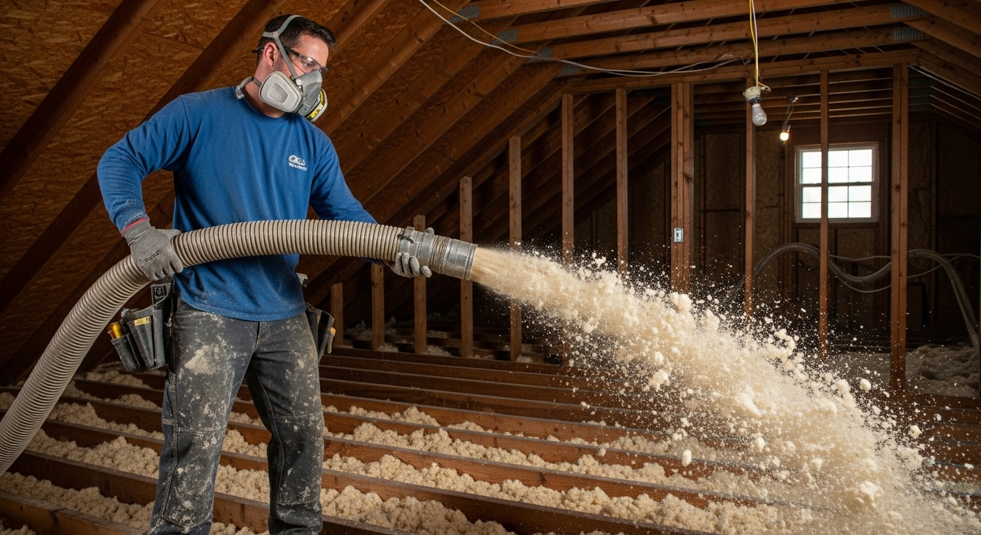 Why Blown-In Insulation Creates a Warm and Cozy Winter Home